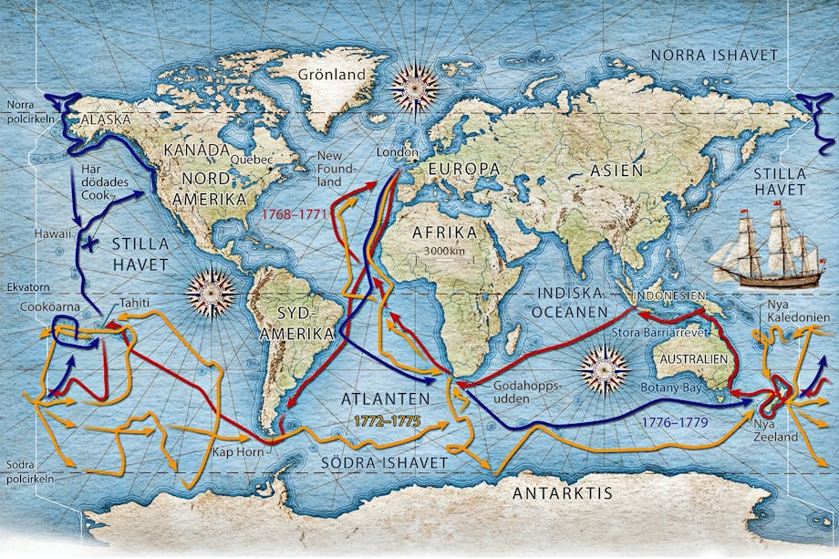 James Cook – Hawaiis upptäckare dödades på stranden | varldenshistoria.se James Cook – Hawaiis upptäckare dödades på stranden | varldenshistoria.se
