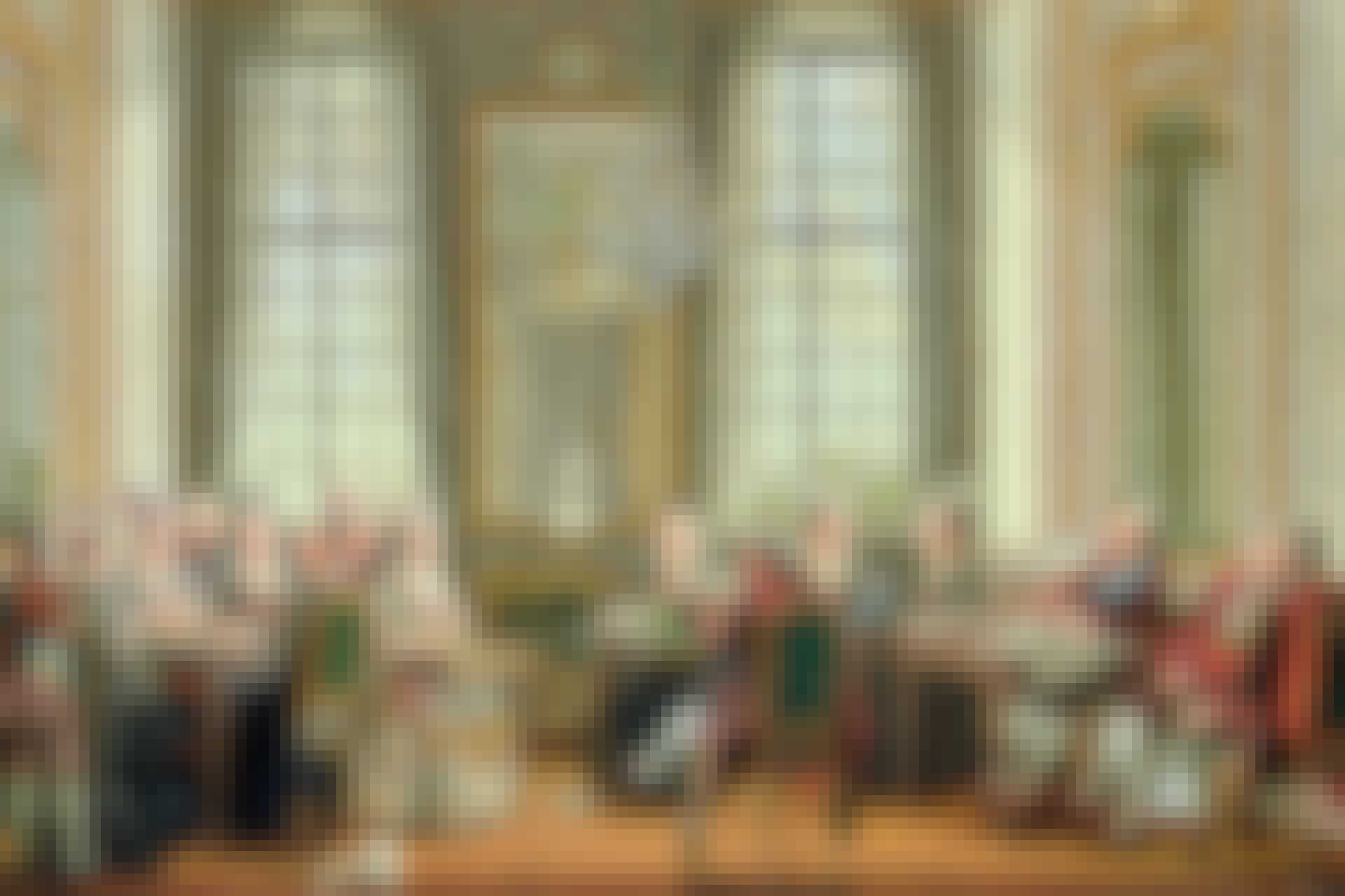 Gustav III:s hov avbildat 1779.