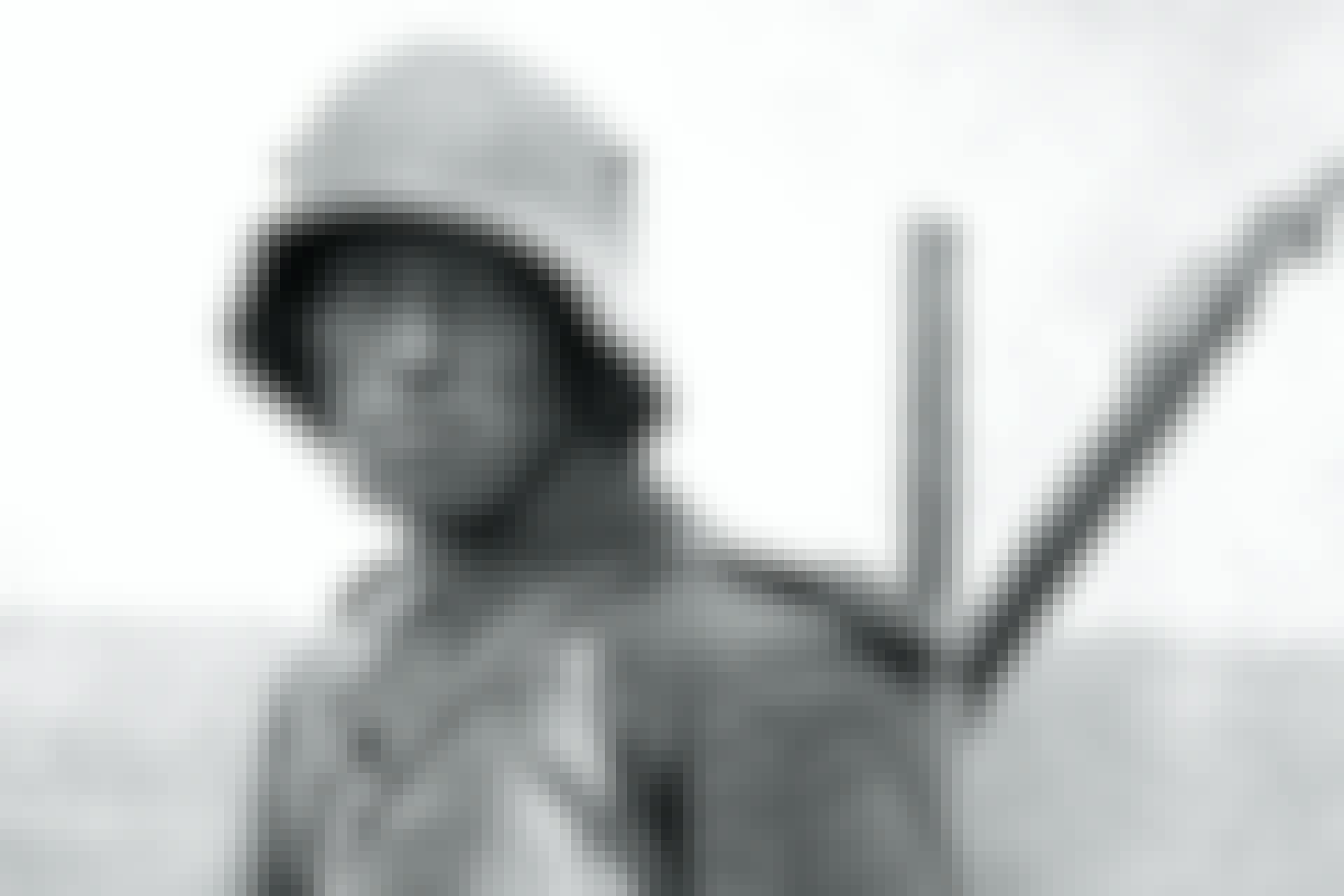 Tysk soldat med stahlhelm från första världskriget.