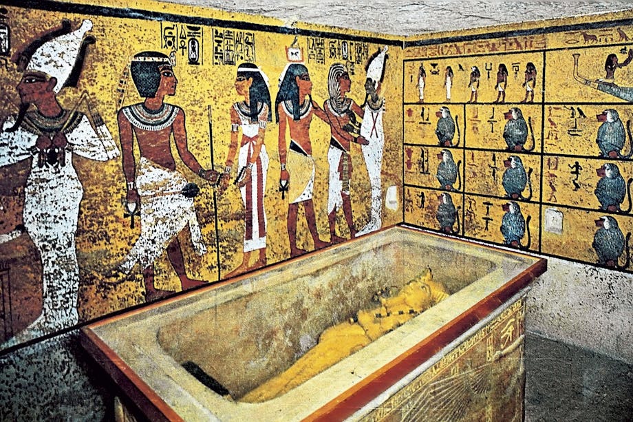 Tutankhamons grav - interiør. Tutankhamons grav - interiør.