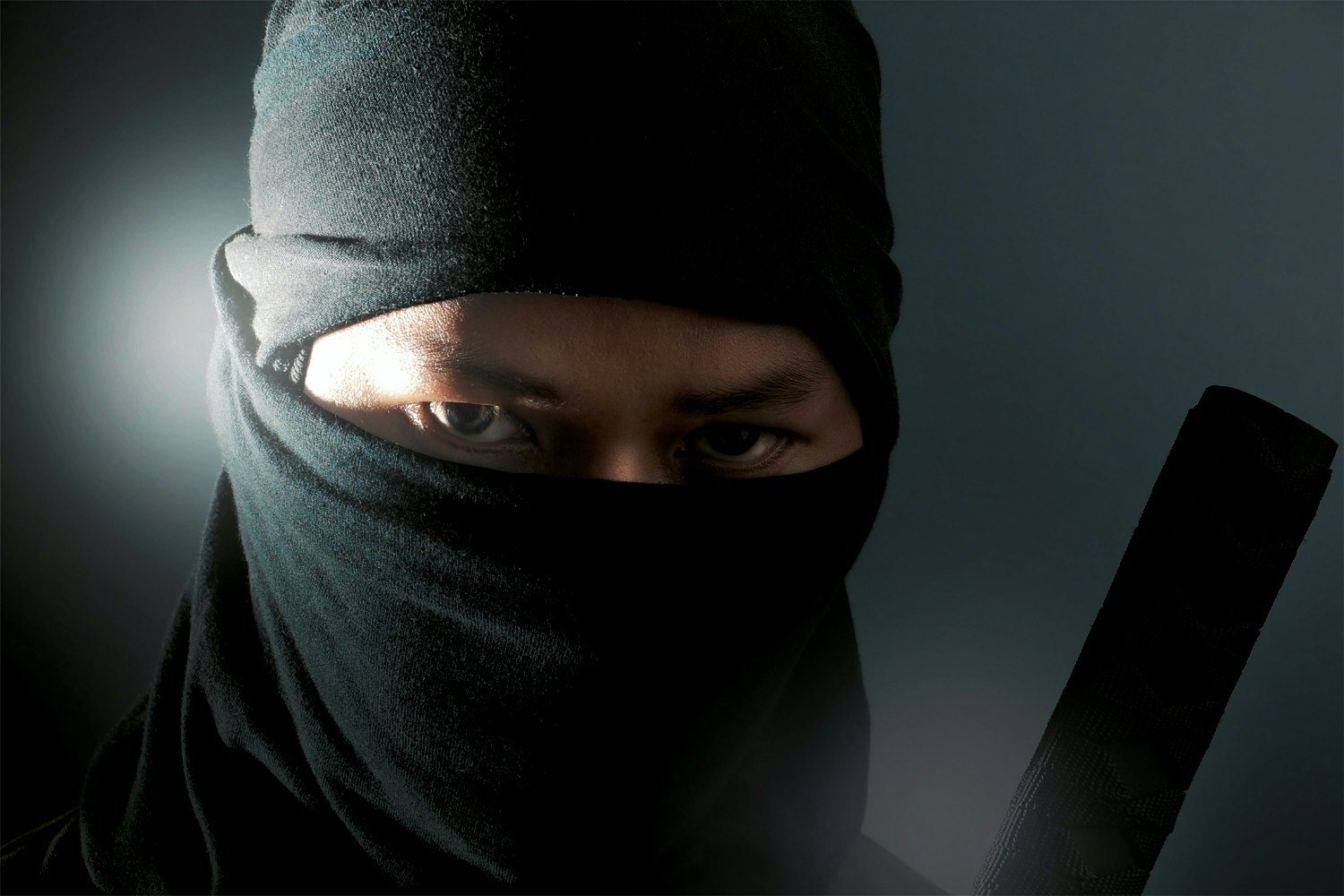 Galerij uitrusting van een ninja