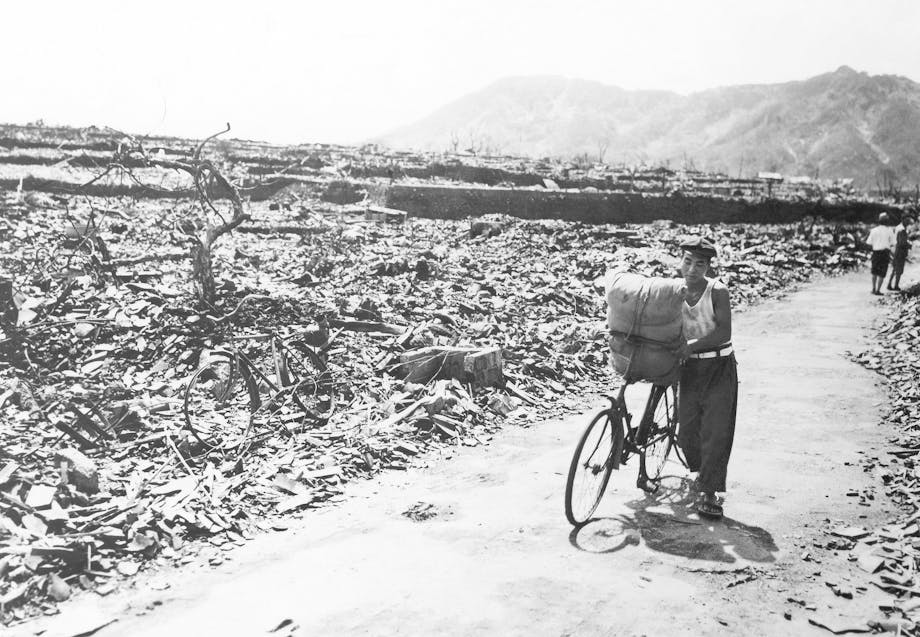 Hiroshima 1945 atombombe ødelæggelser Hiroshima 1945 atombombe ødelæggelser