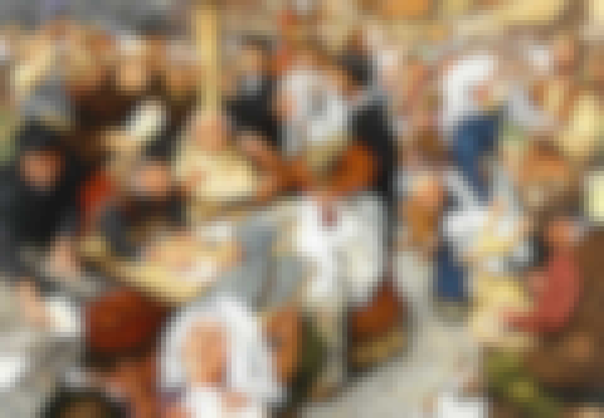 An artist's rendering of the marketplace sale of indulgences