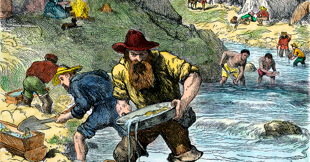 Gullrus i California: Bare noen få gullgravere ble rike | historienet.no