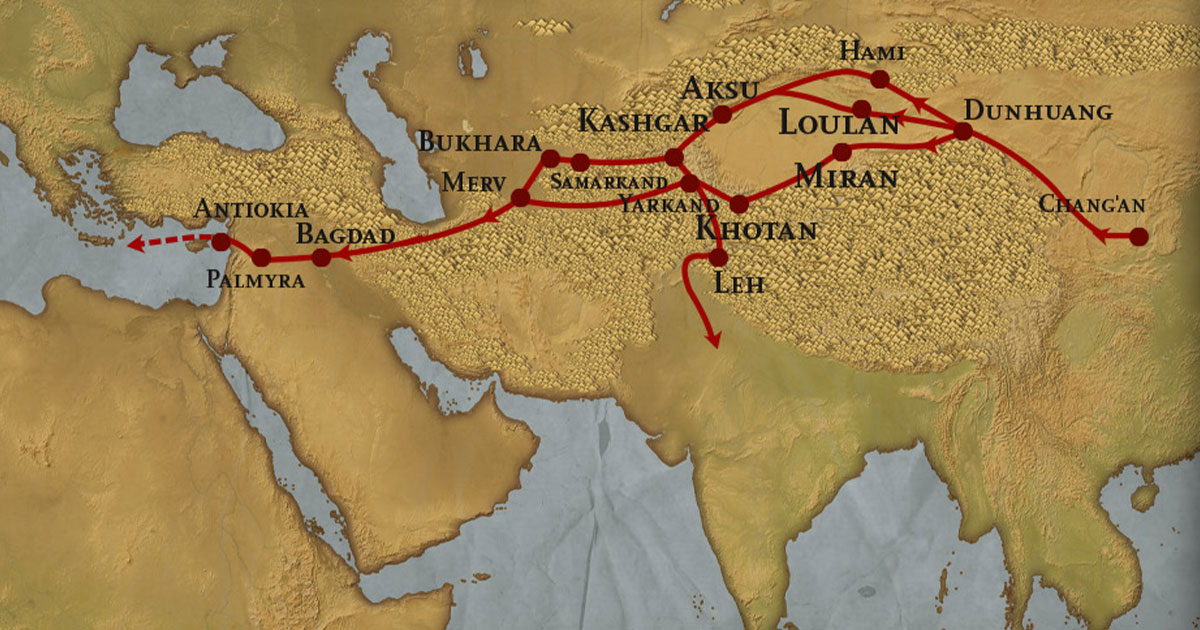 Silkevejen – Fakta, Kort Og Tidslinje | Historienet.dk