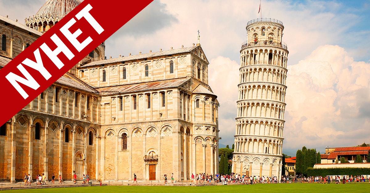 Blytyngder ger lutande tornet i Pisa nytt hopp | varldenshistoria.se