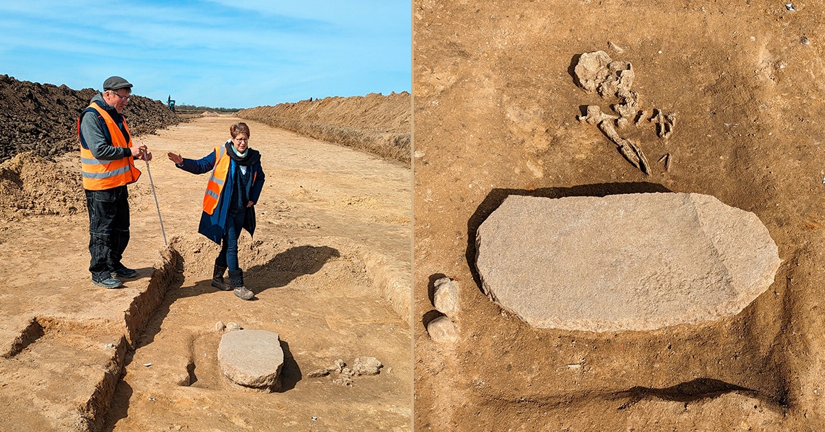 Bizarre vondst: Zombiegraf laat zien waar mensen bang voor waren