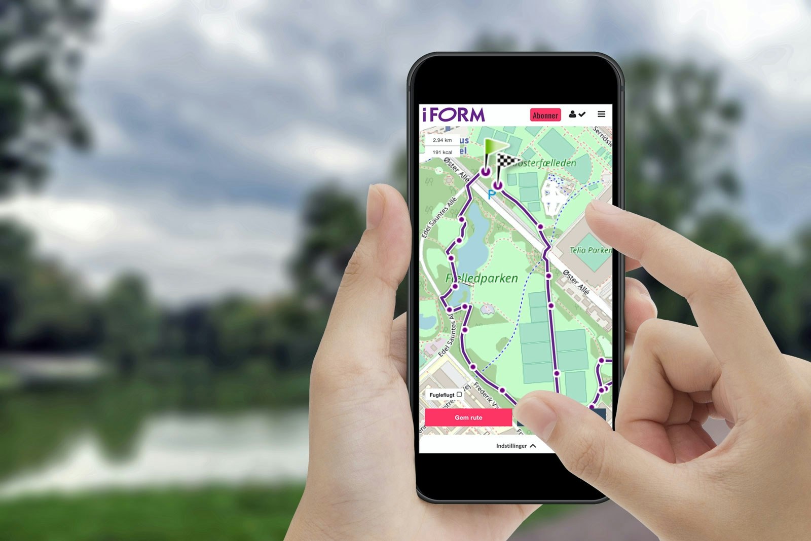 Nyt kort i I FORMs ruteplanner | iform.dk