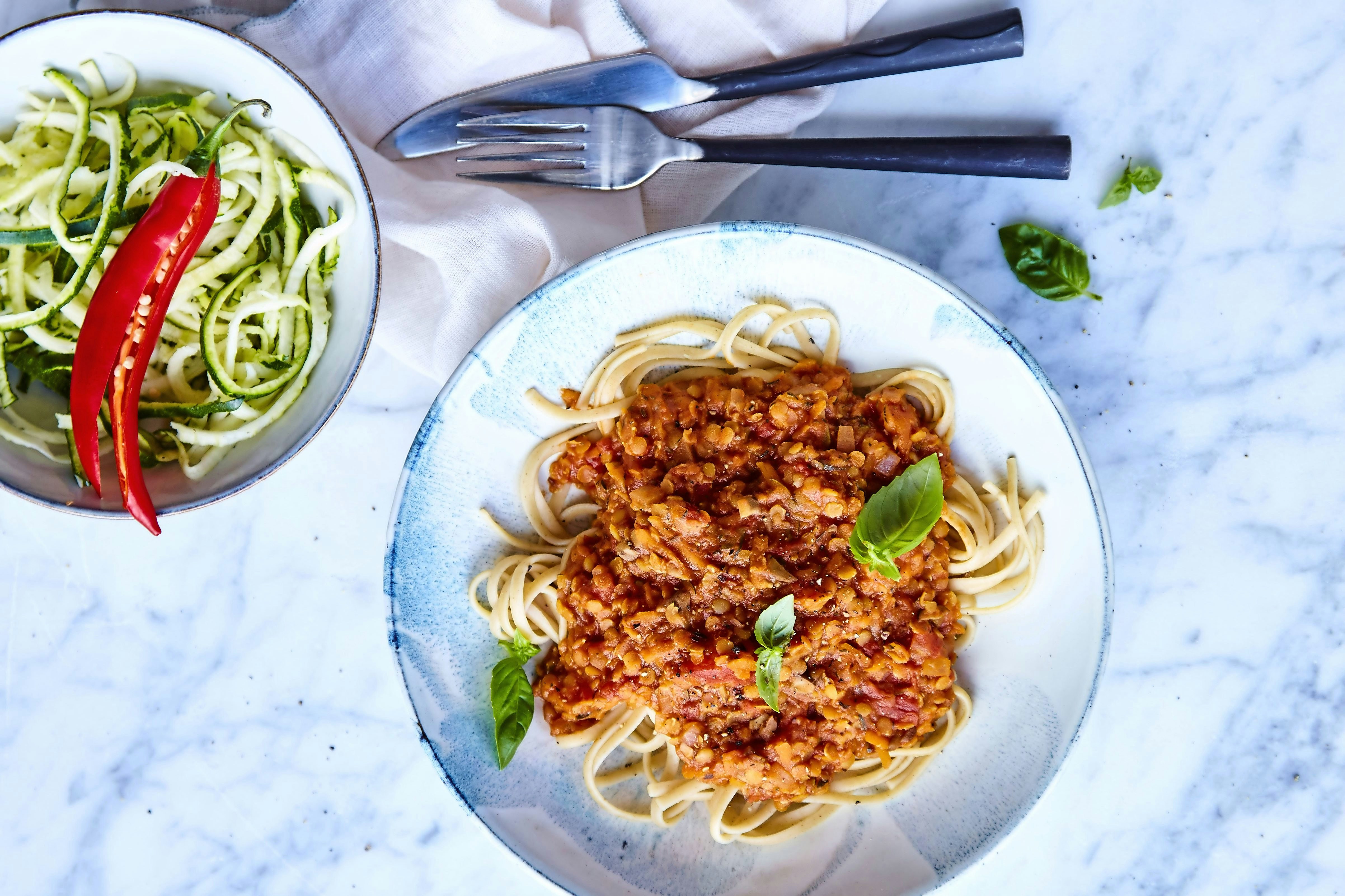 Vegetarisk bolognese med pasta (recept) | I FORM