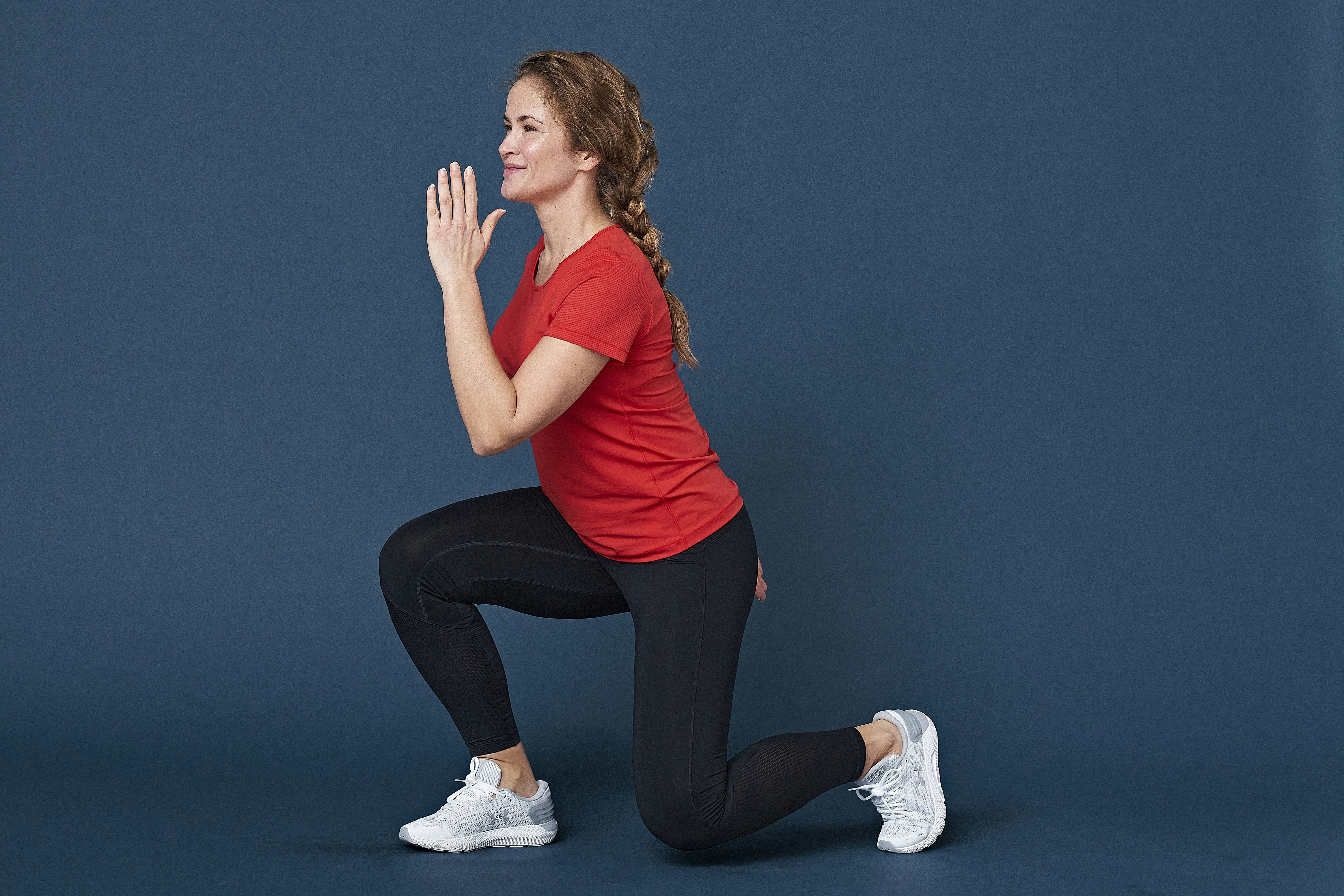 Halv burpee med jump lunges iform.dk