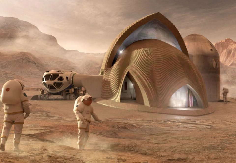 3Dprinters moeten huizen in de ruimte bouwen