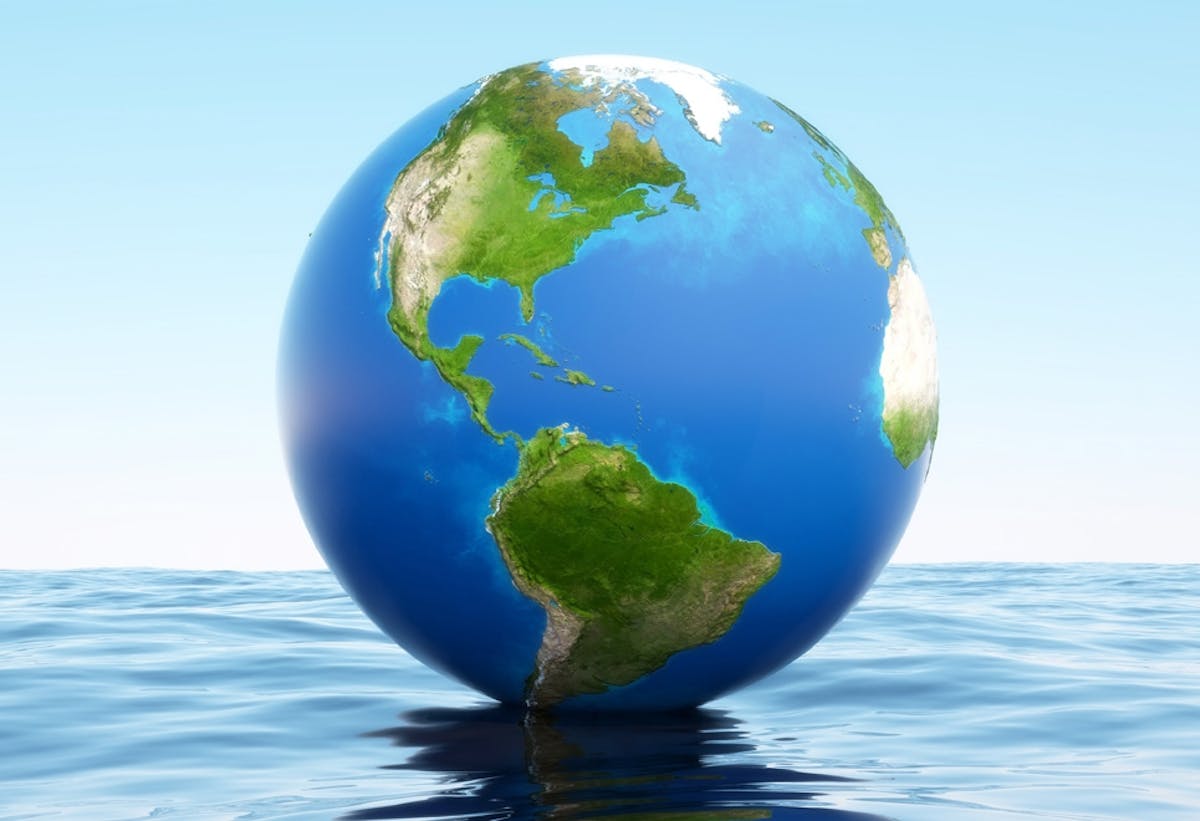 Is er altijd evenveel water op aarde?