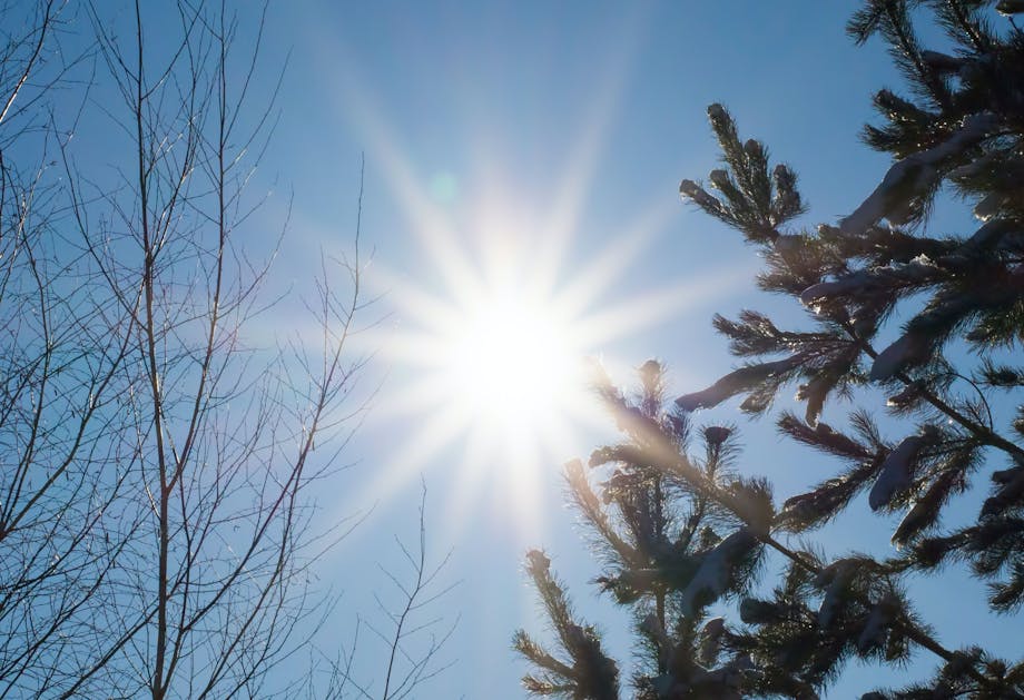 De zon tijdens de zonnewende De zon tijdens de zonnewende