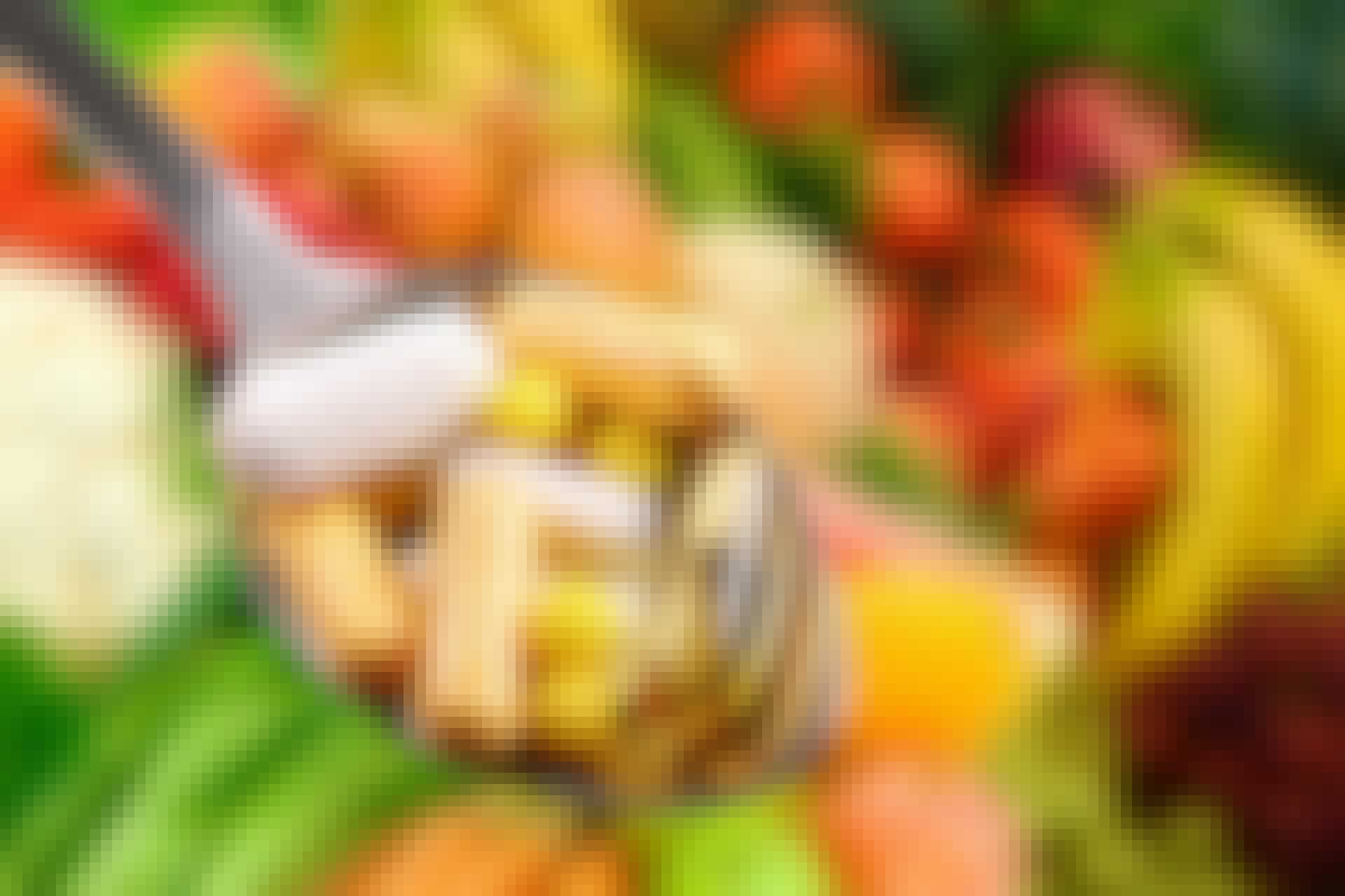 Vitamines on spoon