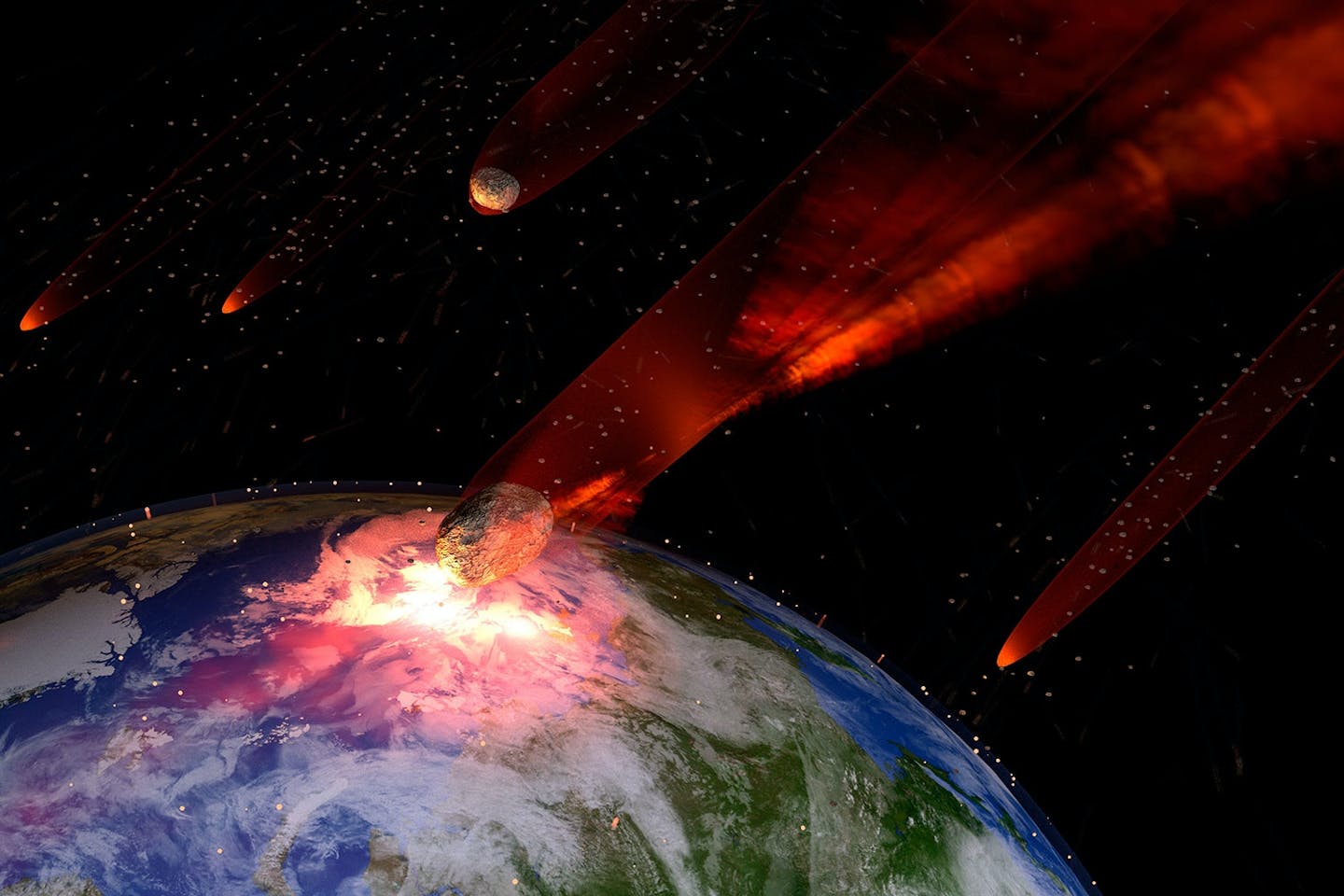 Verwoest de aarde met je eigen meteoor Verwoest de aarde met je eigen meteoor