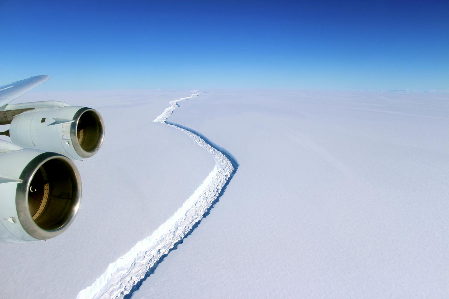 Larsen C iceshelf NASA Larsen C iceshelf NASA