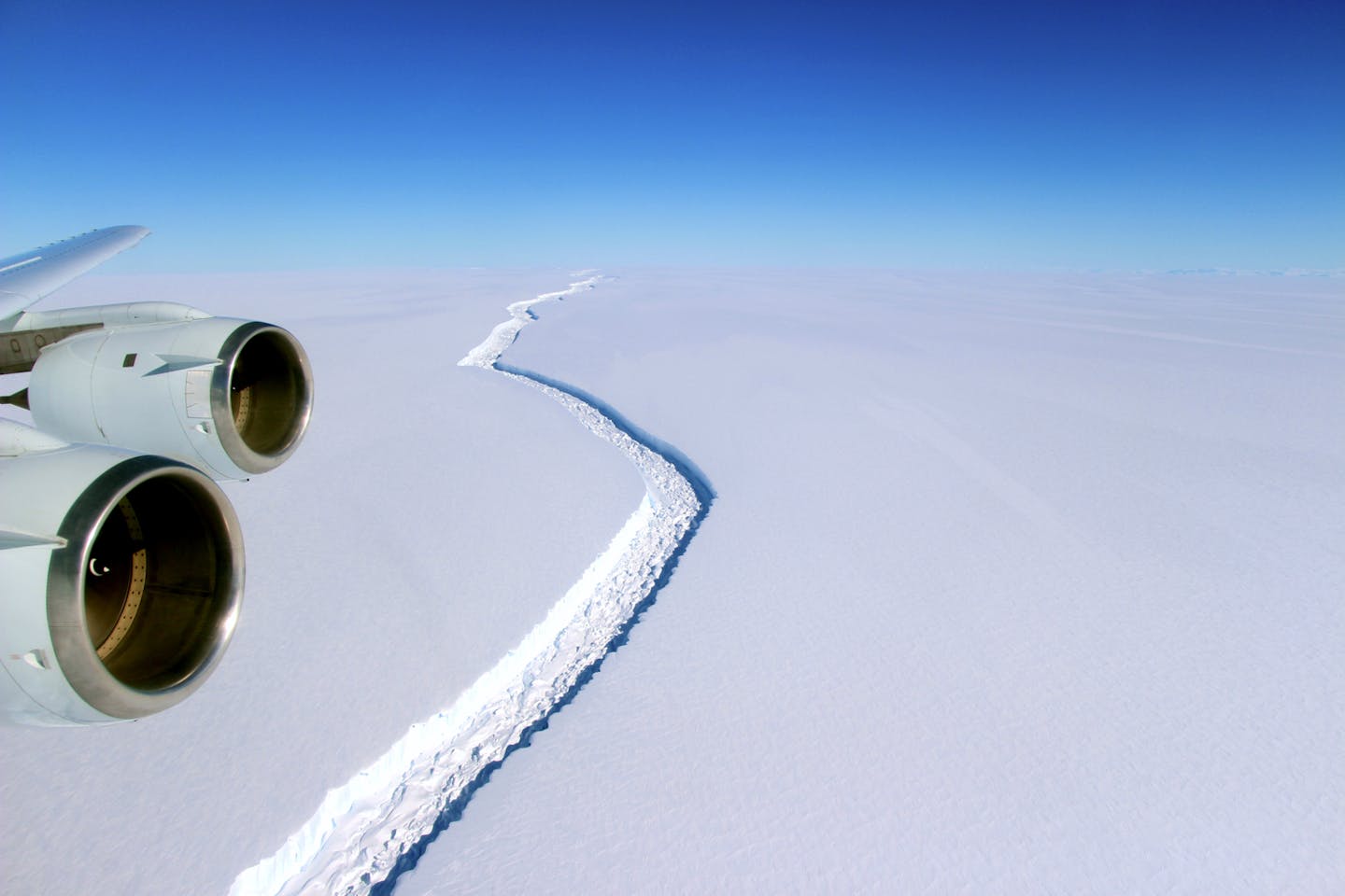Larsen C iceshelf NASA Larsen C iceshelf NASA