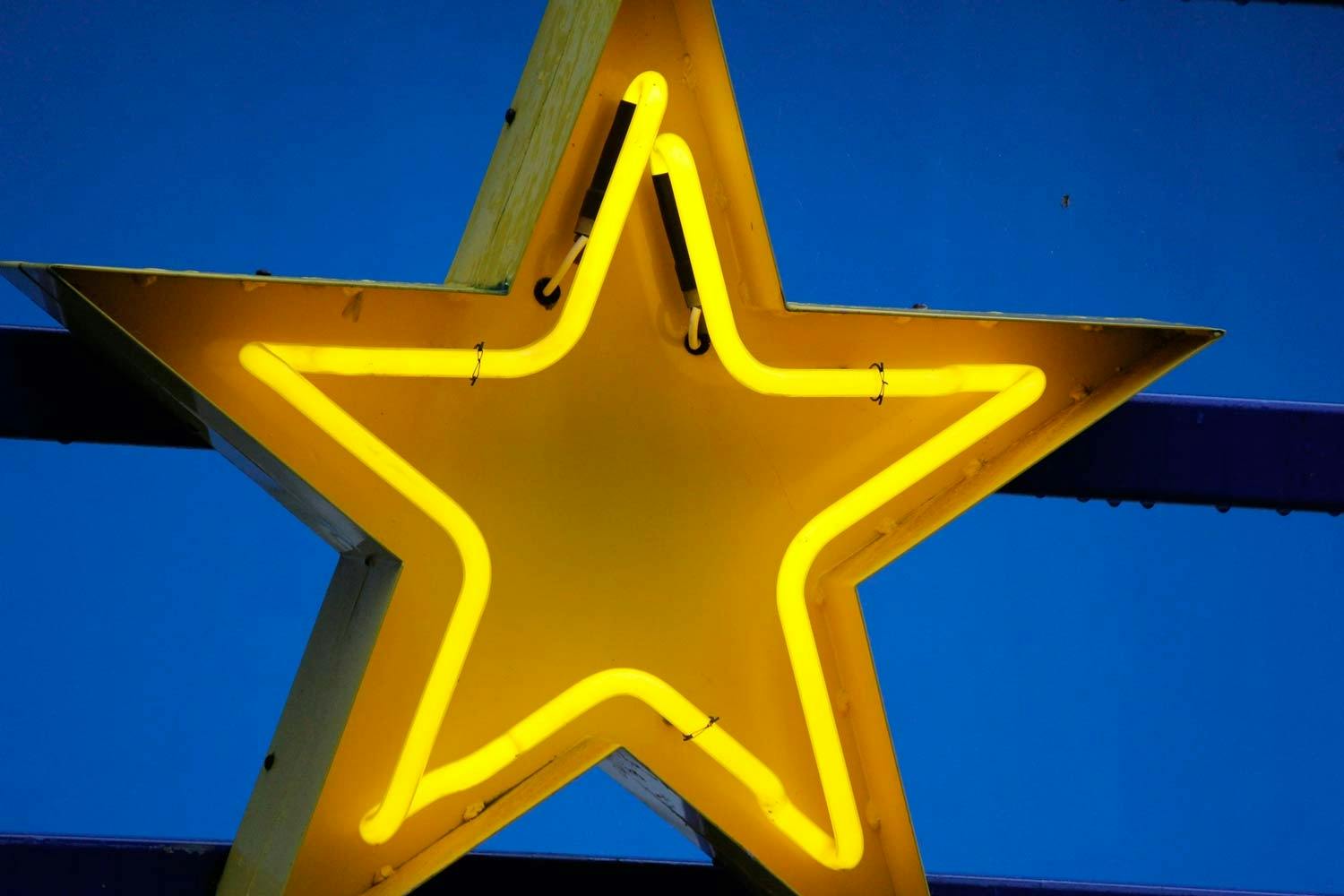 Neon stjerne Neon stjerne