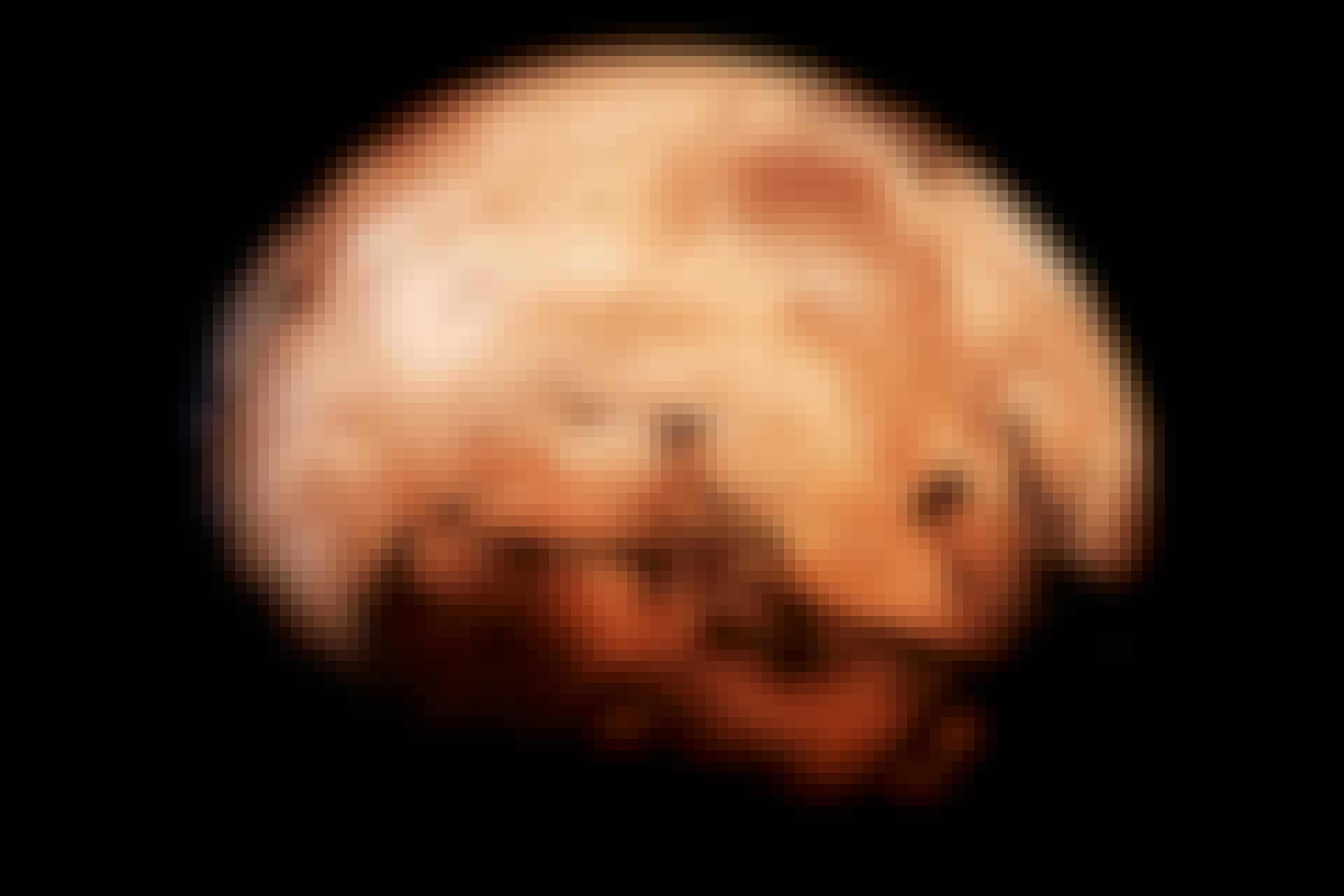 Mars red colour