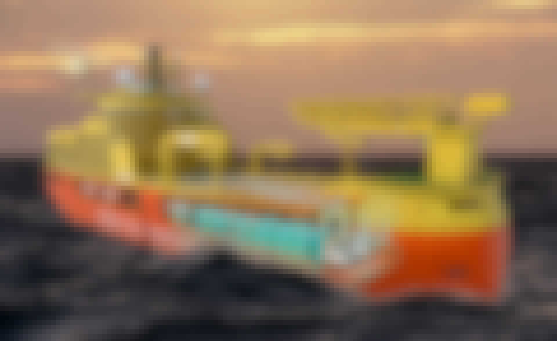 Ship on ocean