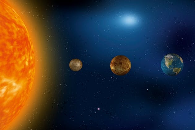 Mercury, Venus and Earth Mercury, Venus and Earth