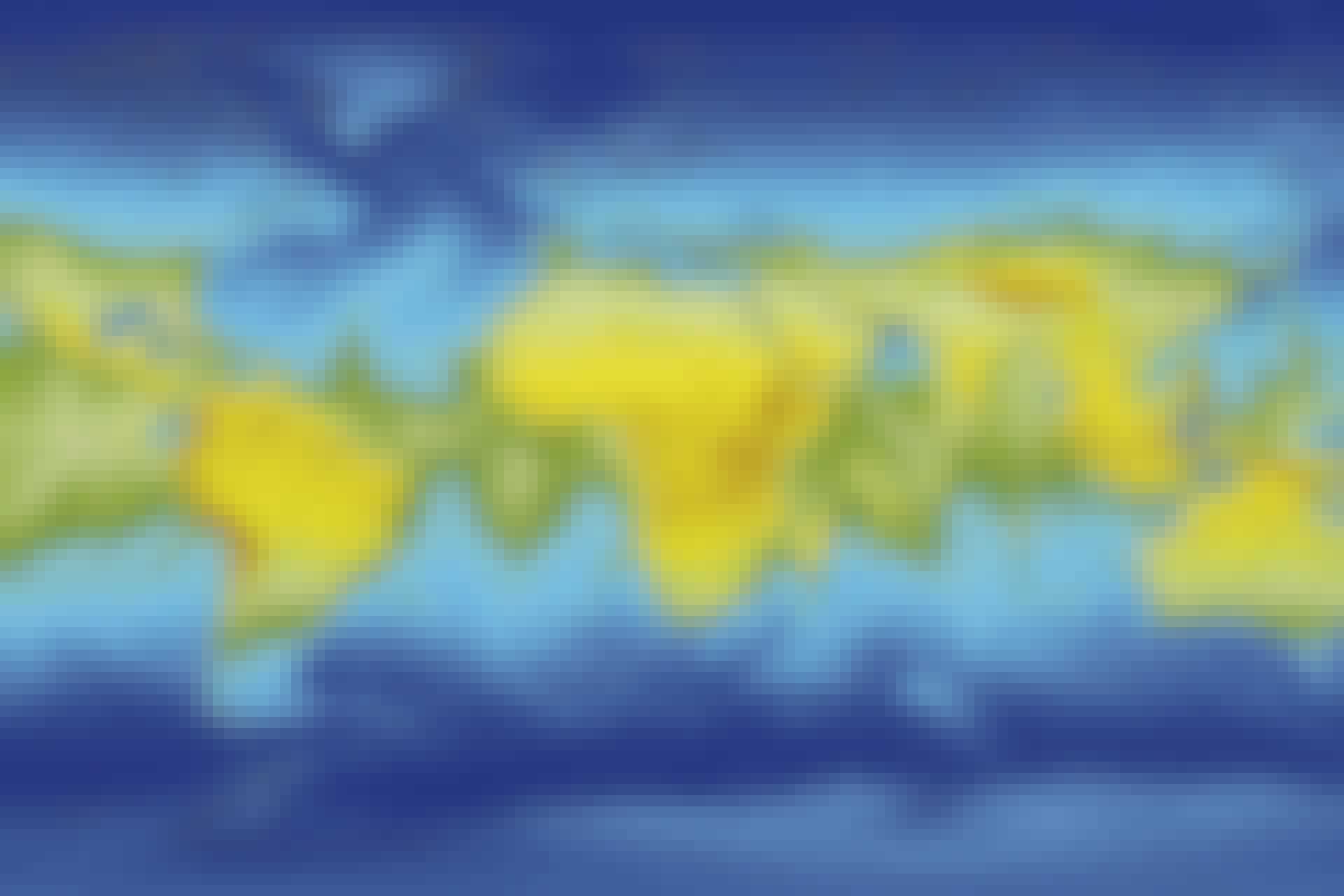 World map No rotation