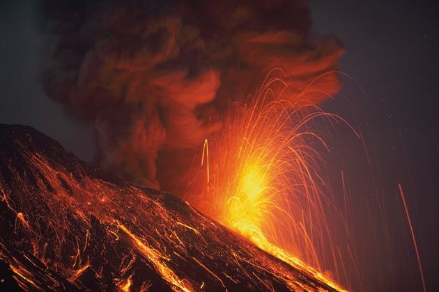Volcano Eruption Lava Volcano Eruption Lava