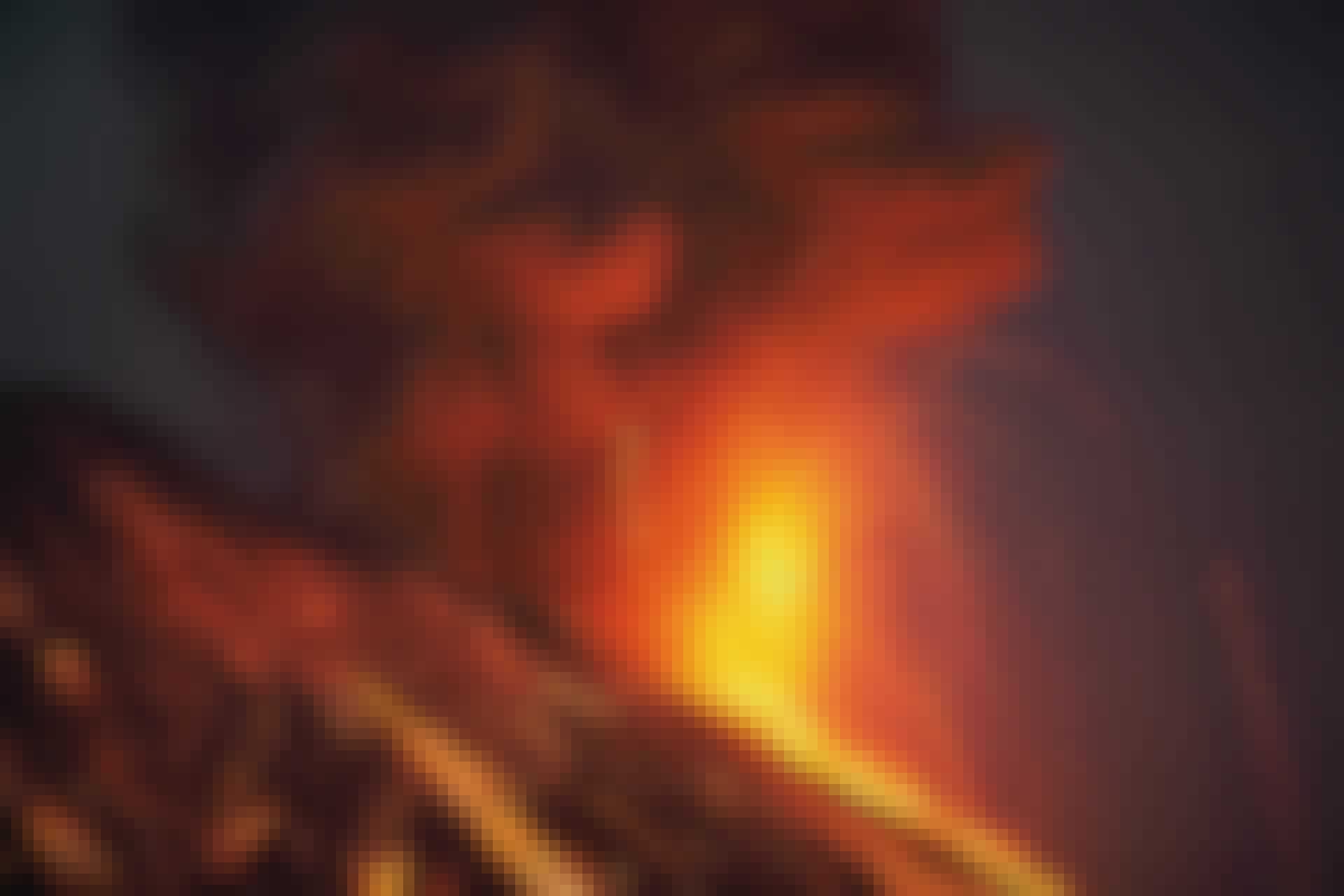Volcano Eruption Lava
