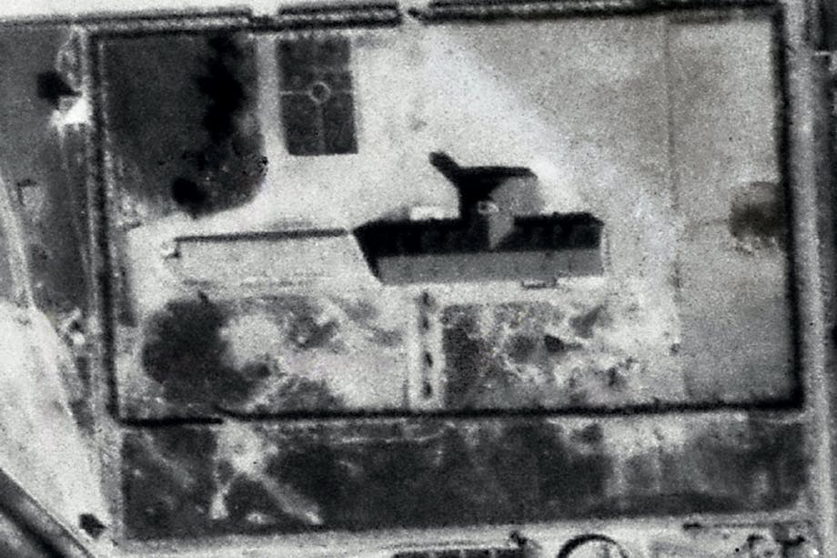 Auschwitz seen from above Auschwitz seen from above