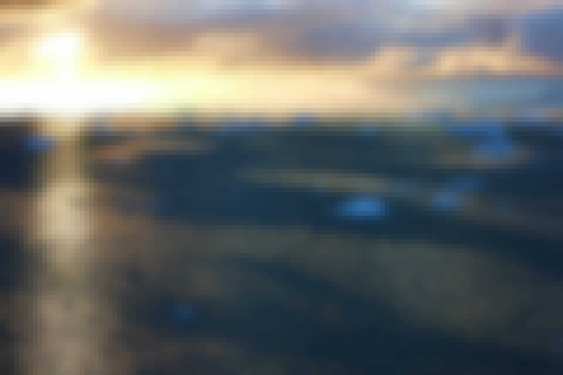Antartica sunset