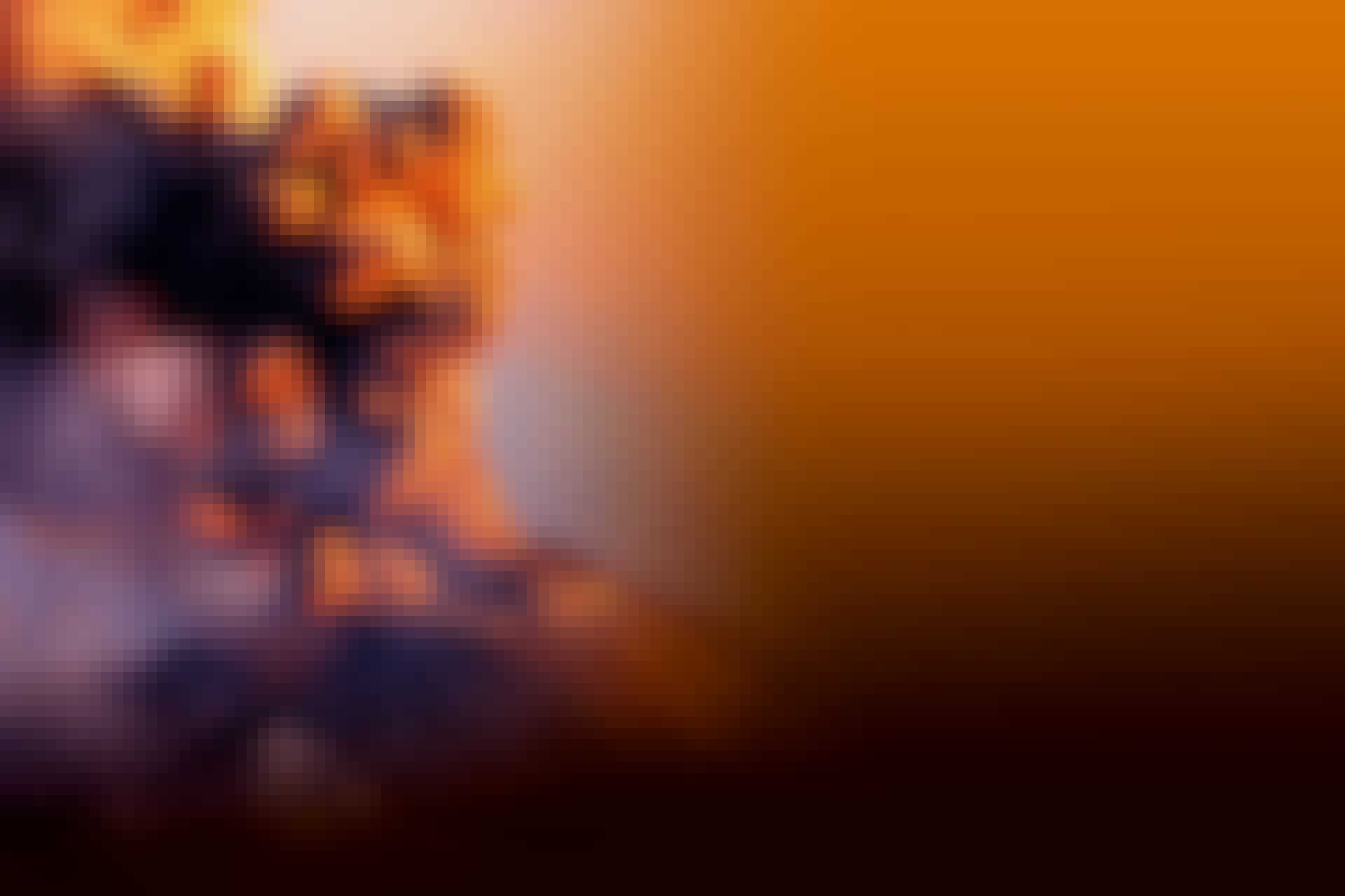 Smoking volcano