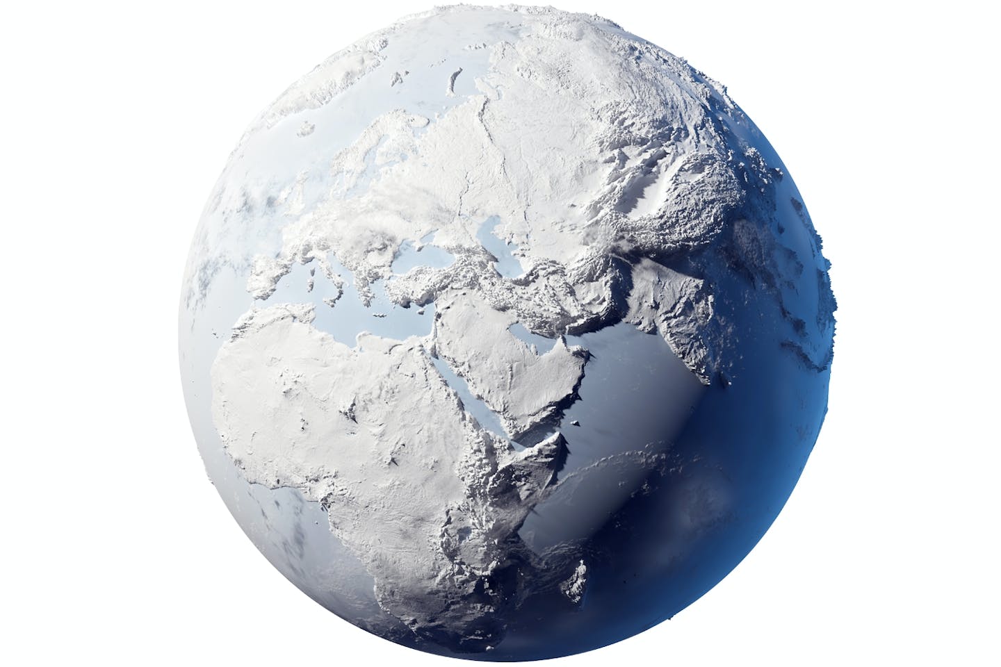 Earth in snowball phase Earth in snowball phase