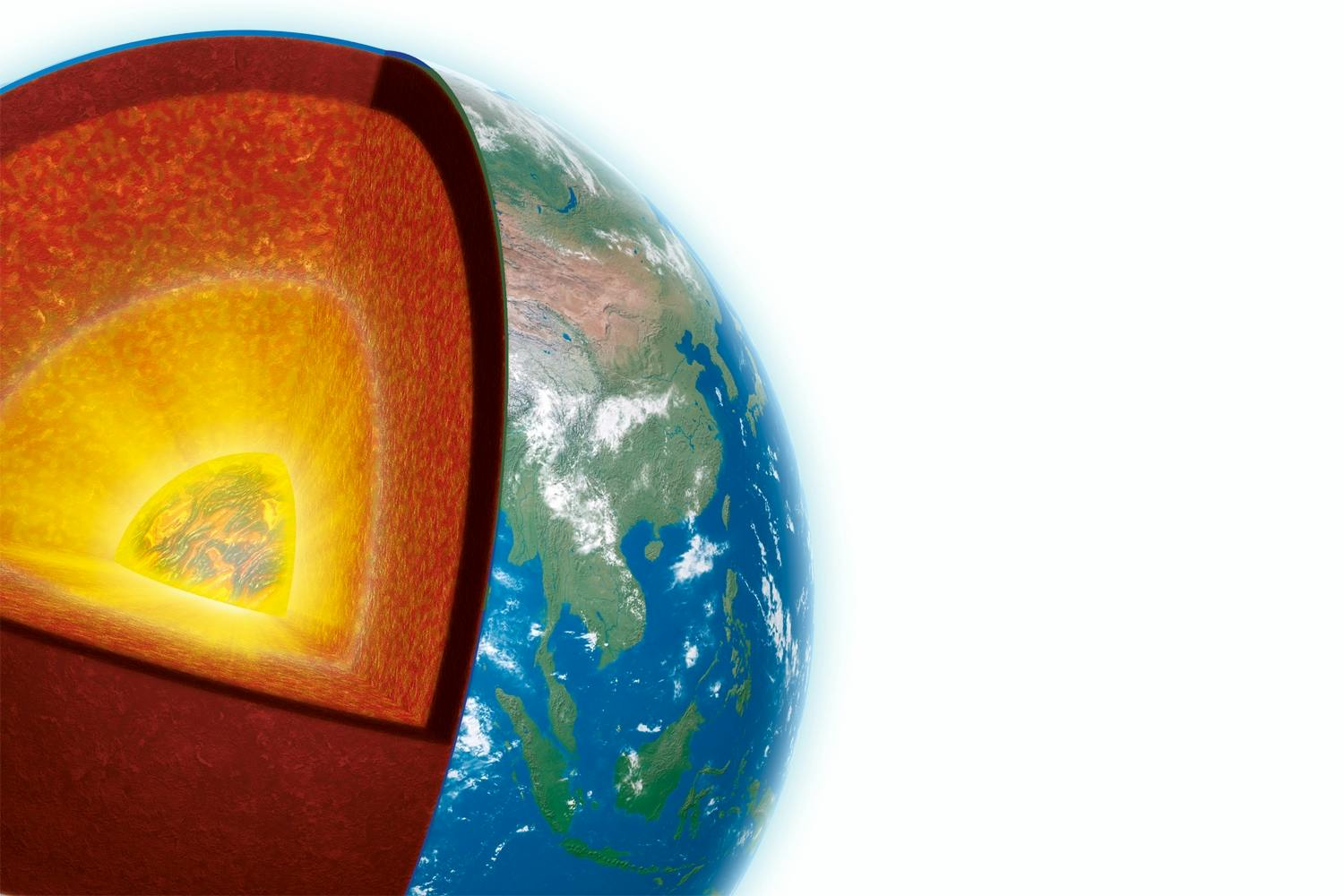 cross section of the earth cross section of the earth