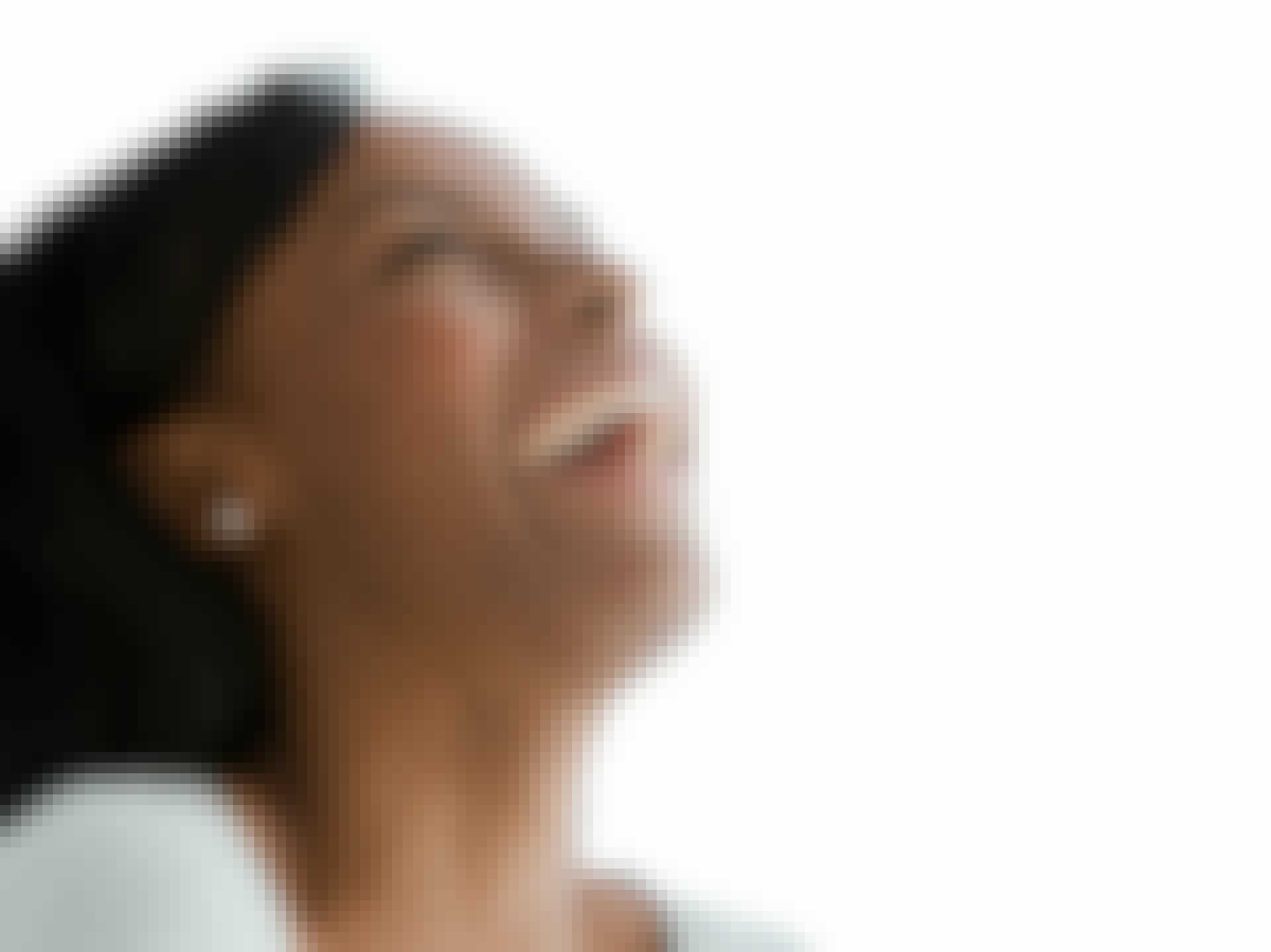 Woman laughing