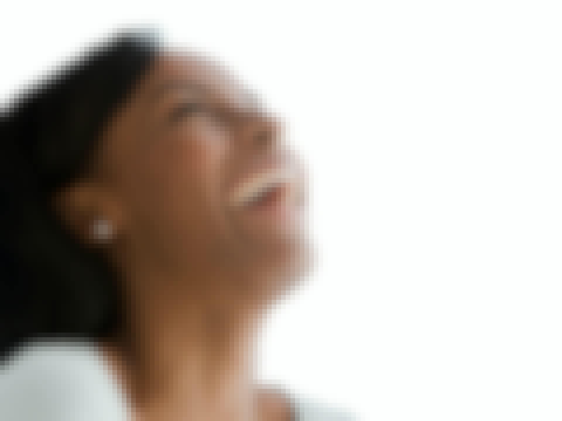 Woman laughing