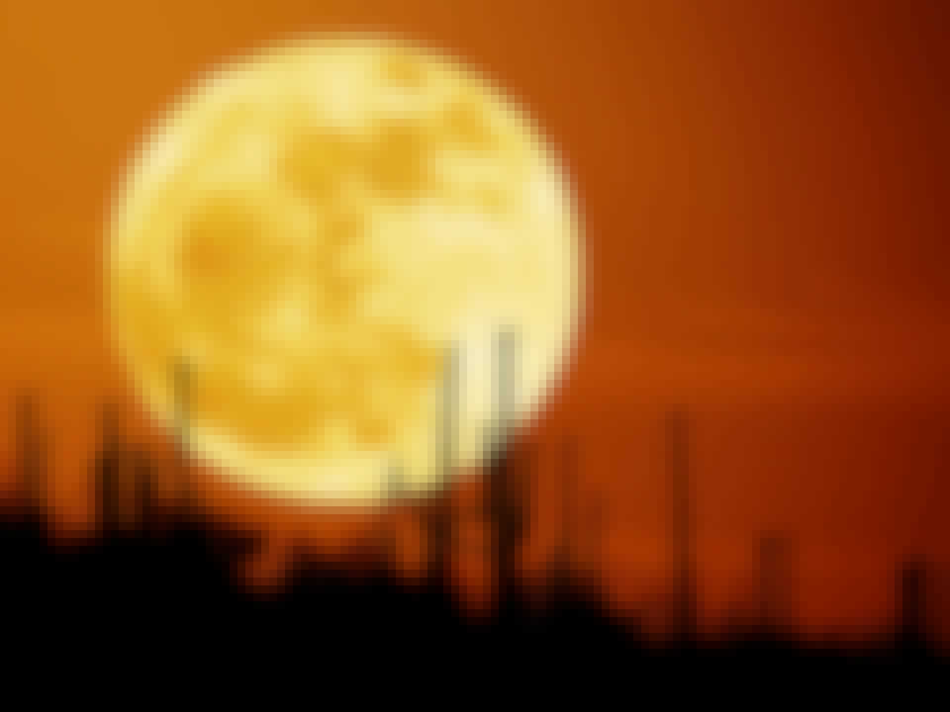 Orange moon