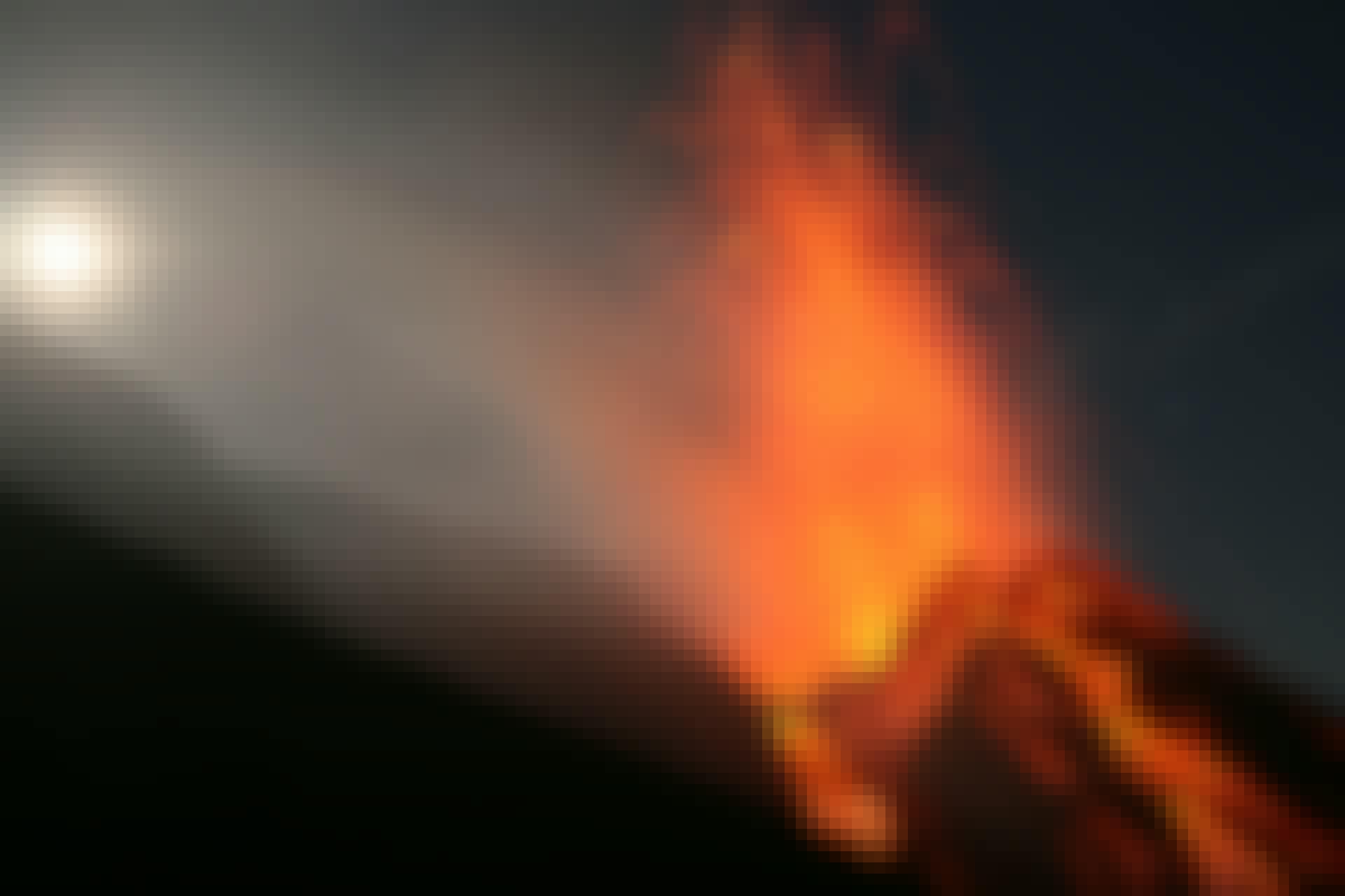Earth in flames Earth in flames
