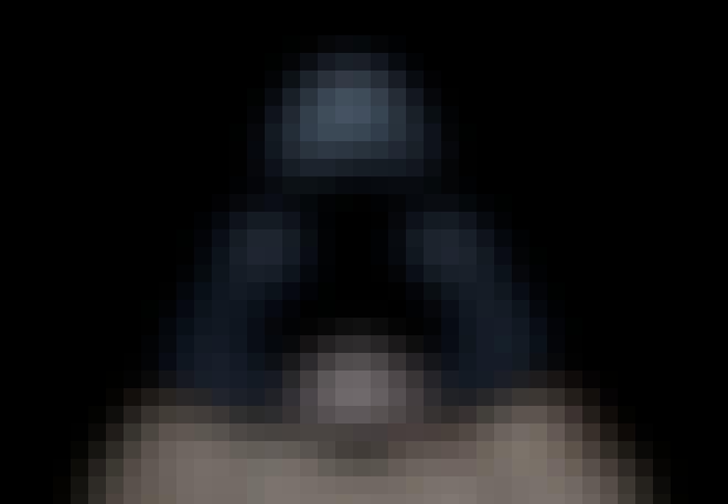 Sociopat sittande vid bord Sociopat sittande vid bord