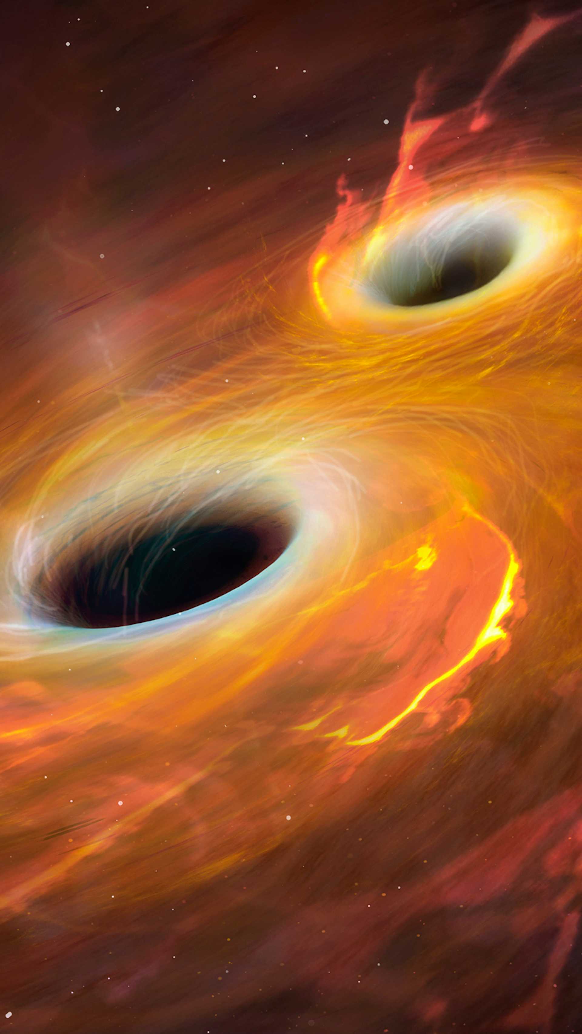 Enorm Krock Skapar Ny Typ Av Svart Hal Illvet Se