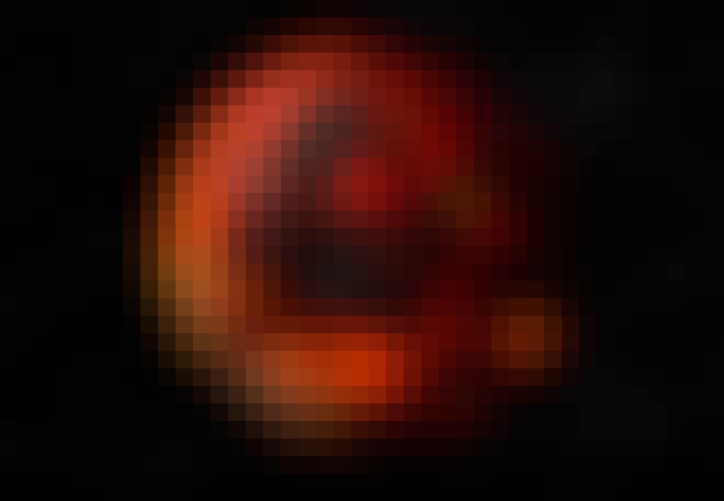 De maan als vuurbol De maan als vuurbol