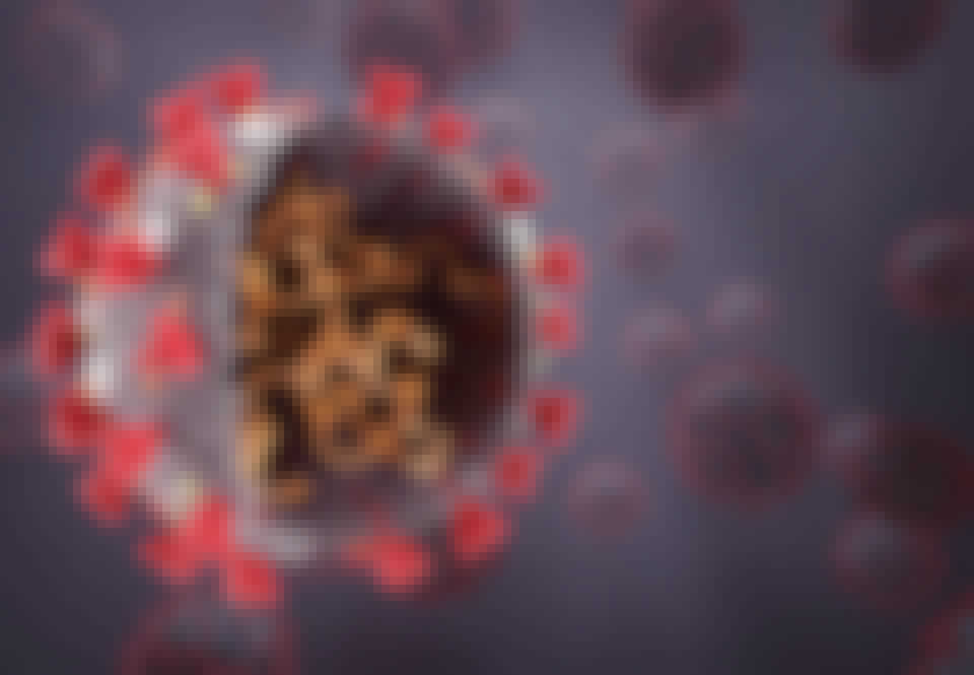 Koronavirus, rna ja kaikki proteiinit näkyvät. Koronavirus, rna ja kaikki proteiinit näkyvät.