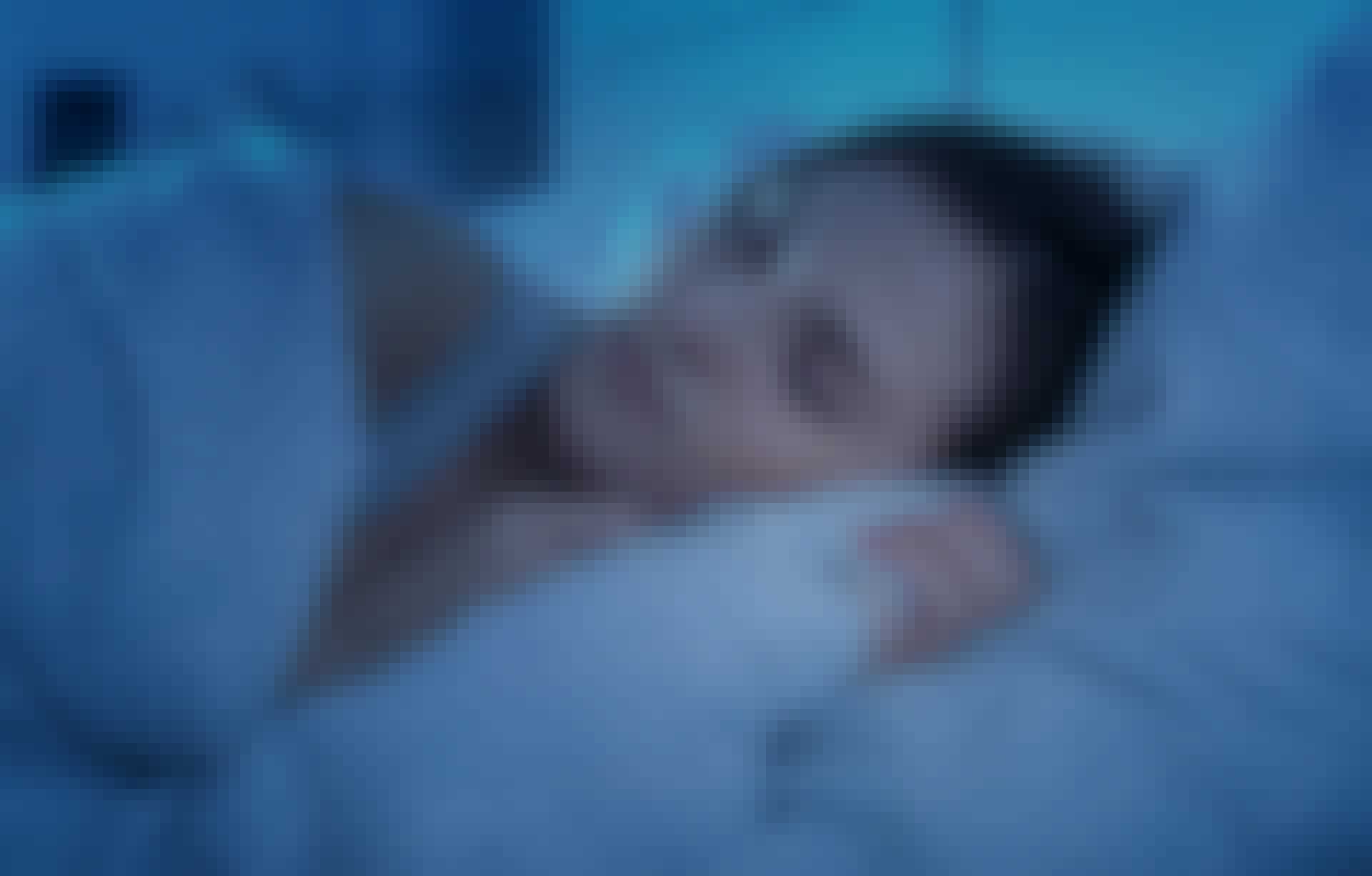 Vrouw, bed, slaap Vrouw, bed, slaap