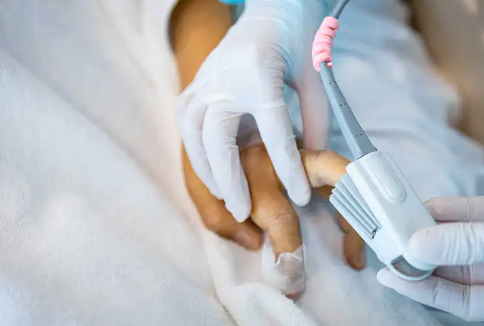 Person på indlagt med coronavirus