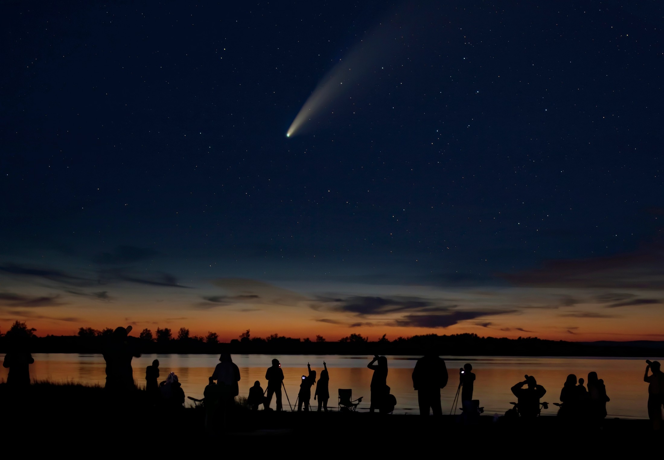 Komeet Neowise in 2020