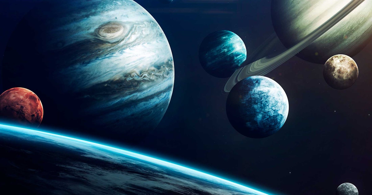 Volgorde van de in het zonnestelsel Volgorde van de in het zonnestelsel