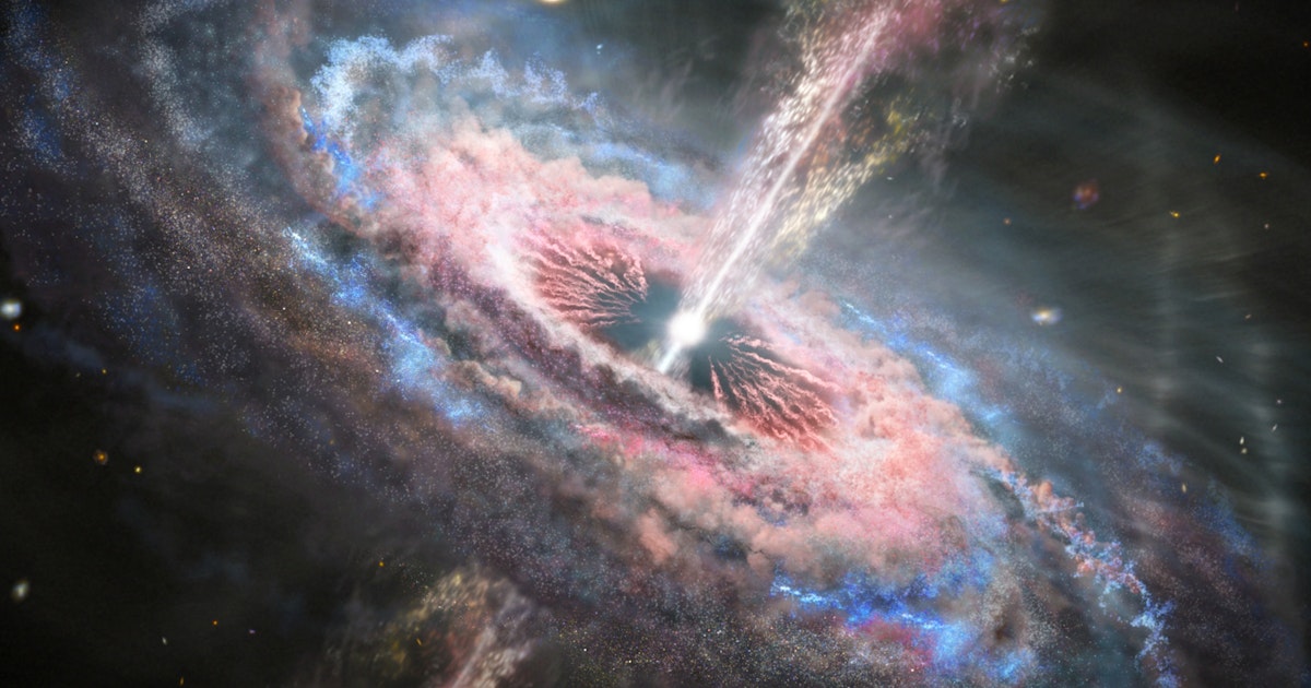 Visualizzazione degli orologi Quasar: il tempo rallenta cinque volte subito dopo il Big Bang Visualizzazione degli orologi Quasar: il tempo rallenta cinque volte subito dopo il Big Bang