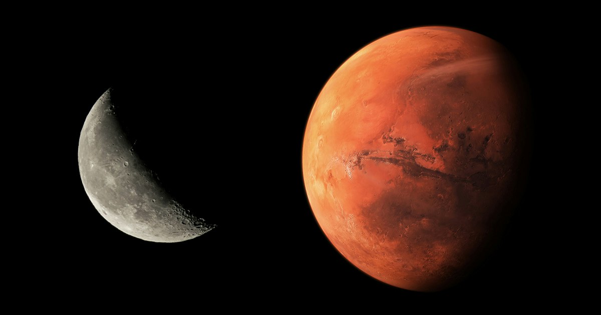 Mars møder halvmånen i september | illvid.dk
