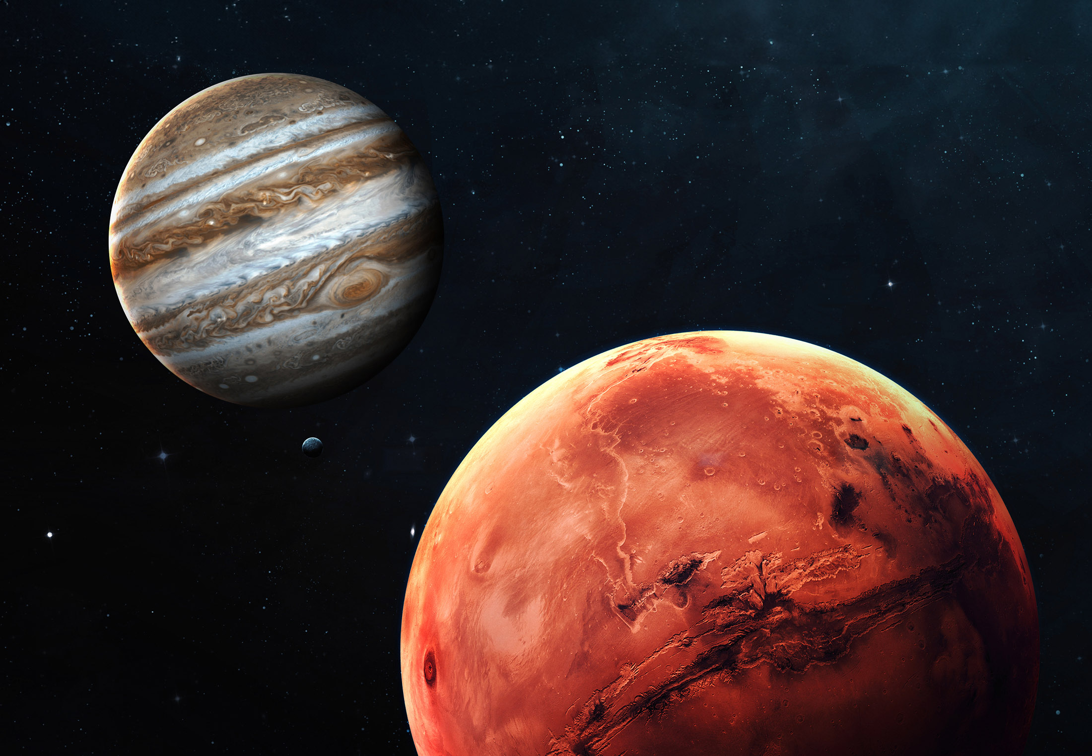 Mars Gezien Vanaf De Aarde