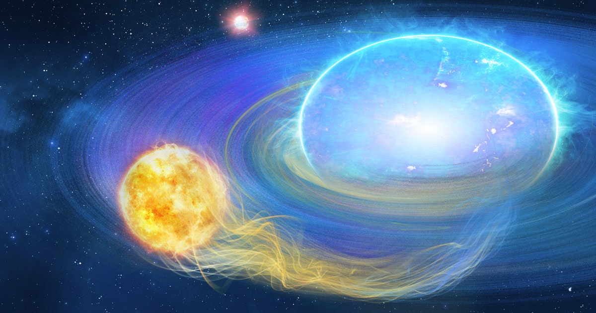 Giant stars eat their neighbors Giant stars eat their neighbors