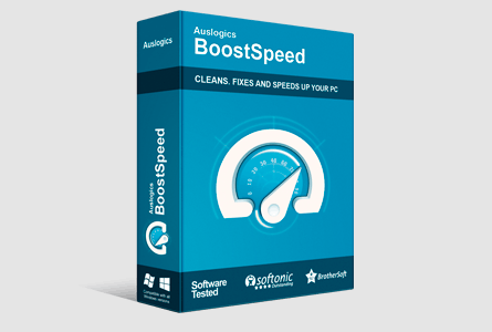 Auslogics_BoostSpeed-boxshot BoostSpeed: Sæt fart på din computer
